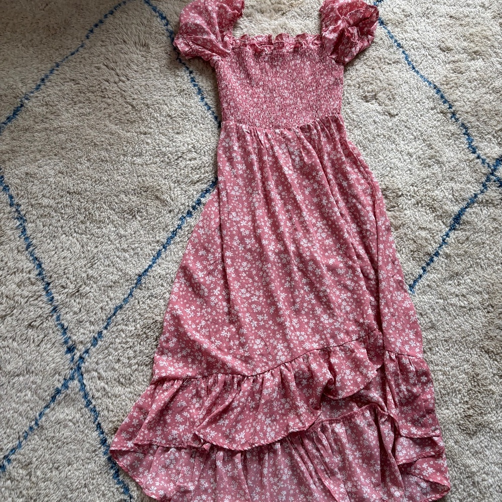 Francesca’s floral maxi dress